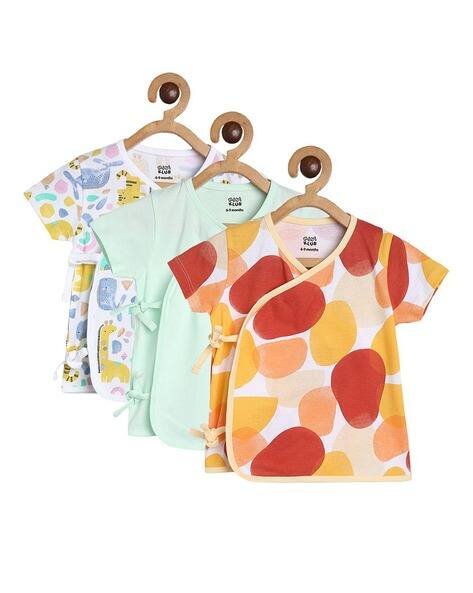 Miniklub Pack of 4 Printed Open-Front Vests