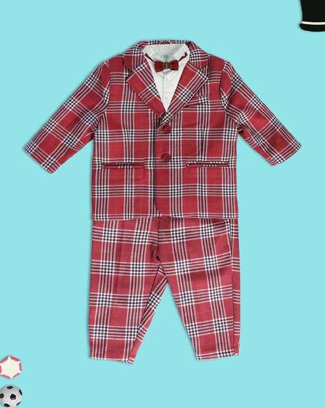 Miniklub Boys Checked Suit Set