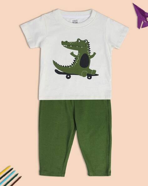 Miniklub Printed T-Shirt & Pants