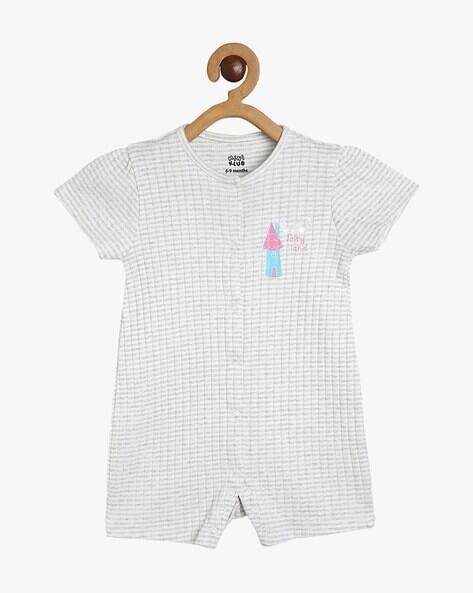 Miniklub Girls Pack of 2 Printed Rompers