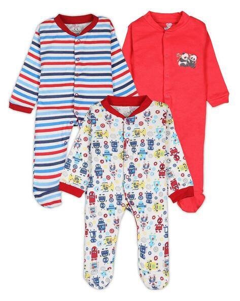 MM Impex V-neck Stripes Rompers