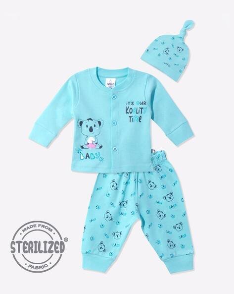MOM'S LOVE Infants Printed 3-Piece Set