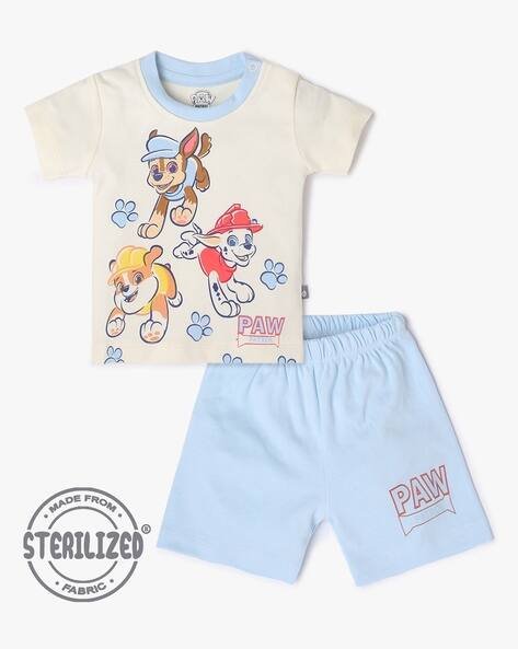 MOM'S LOVE Paw Patrol Print T-Shirt with Shorts