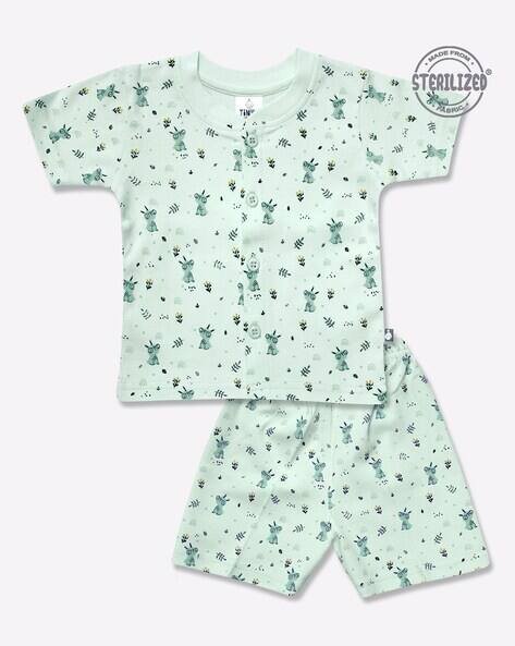 MOM'S LOVE Printed T-Shirt with Shorts