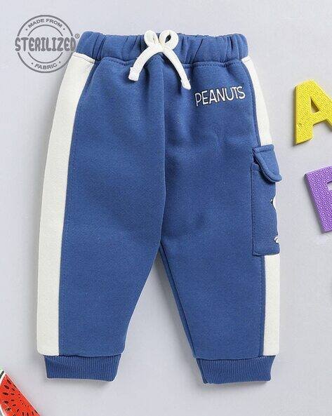 MOM'S LOVE Snoopy Print Joggers with Flap Pocket