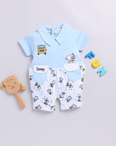 MOM'S LOVE Snoopy Print Rompers