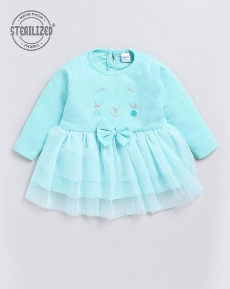 MOM'S LOVE Round-Neck A-Line Dress