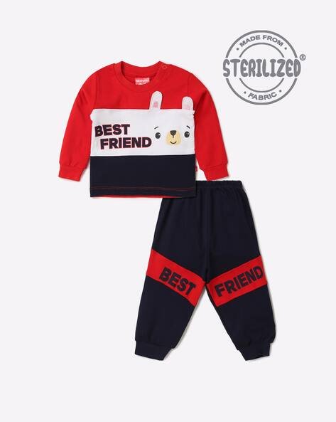 MOM'S LOVE Polar Bear Cotton Co-Ord Set