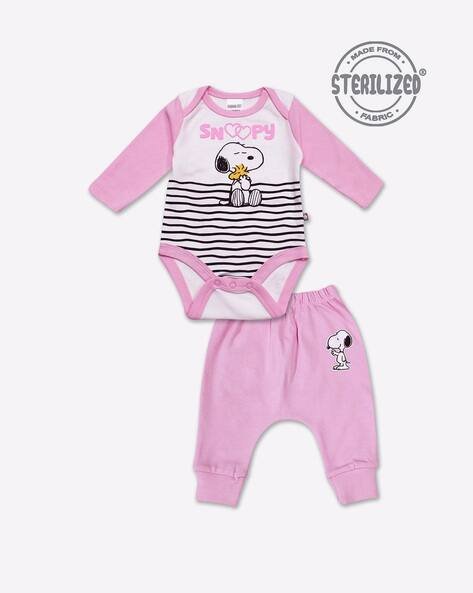 MOM'S LOVE Printed Bodysuit with Joggers