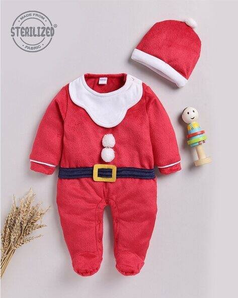 MOM'S LOVE Unisex Cotton Round-Neck Rompers