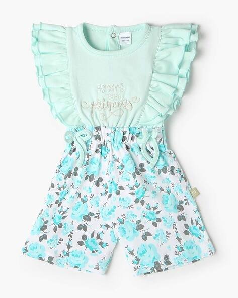 MOM'S LOVE Printed Cotton Jumpsuit