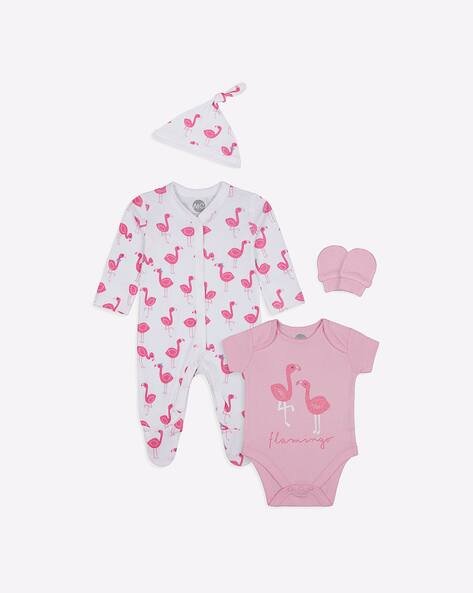 Mothercare 4-piece Printed Sleepsuit Set