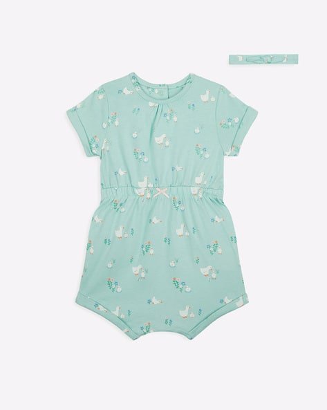 Mothercare Duck Print Romper Set
