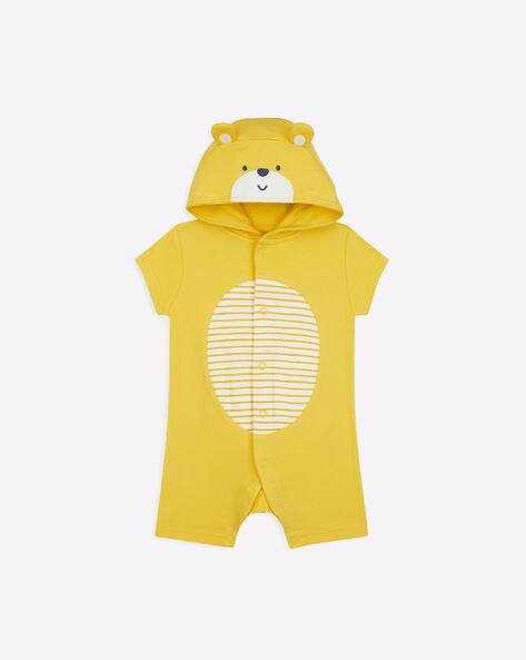 Mothercare Hooded Cotton Rompers