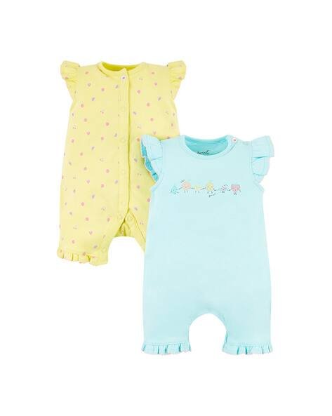 Mothercare Pack of 2 Printed Bodysuits
