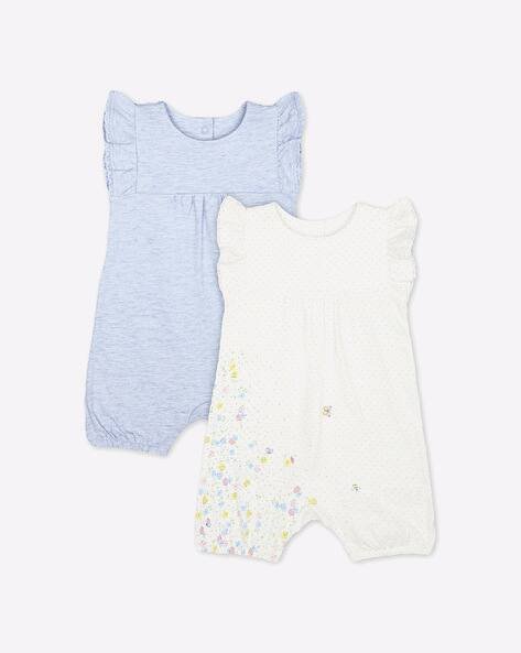 Mothercare Pack of 2 Rompers with Frills