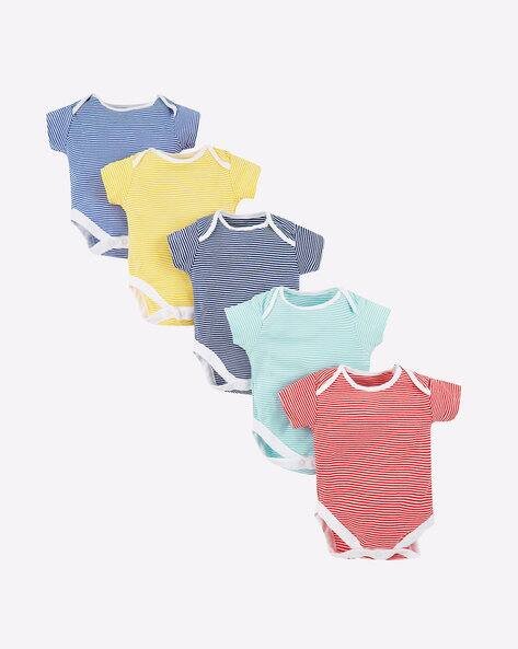 Mothercare Pack of 5 Striped Bodysuits