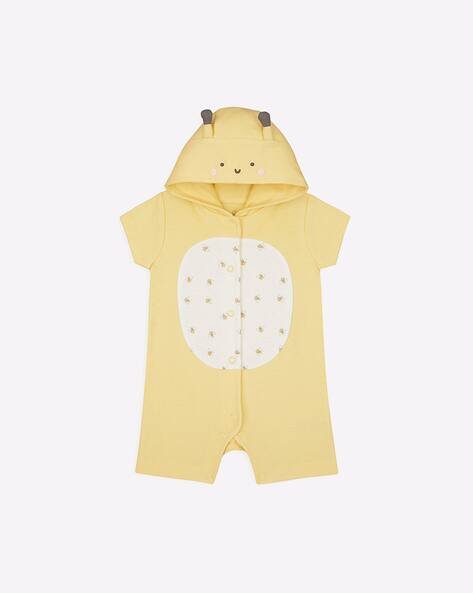 Mothercare Panelled Rompers with Bunny Ears
