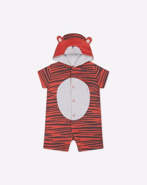 Mothercare Printed Hooded Romper