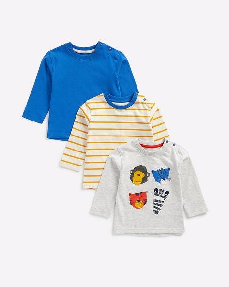 Mothercare Pack of 3 Printed T-shirts
