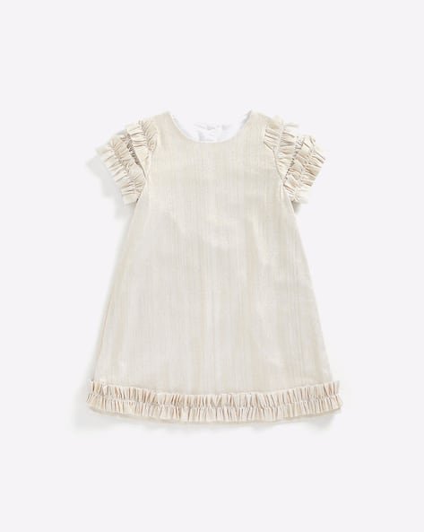 Mothercare A-line Dress with Ruffled Hemline