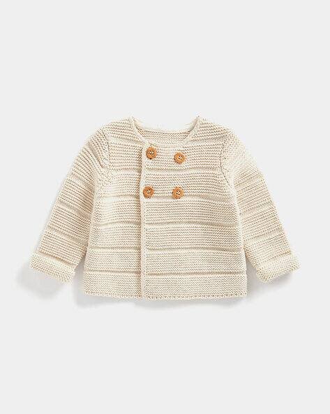 Mothercare Round-Neck Wrap Over Cardigan