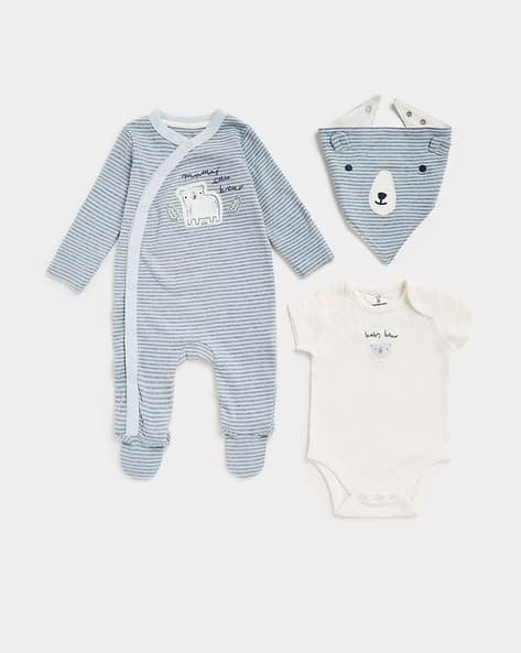 Mothercare 3-piece Printed Cotton Suit Set