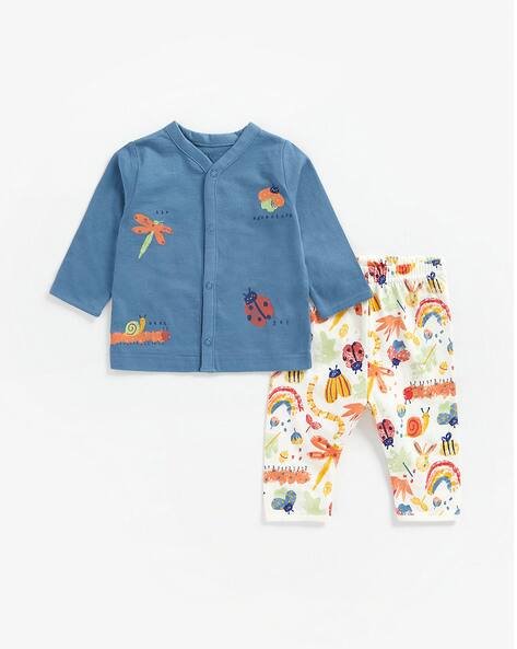 Mothercare Bug Print Top with Pyjamas
