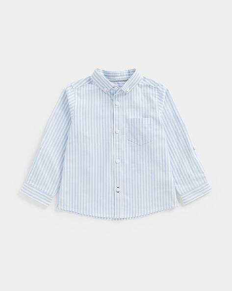 Mothercare Striped Shirt with Patch Pocket