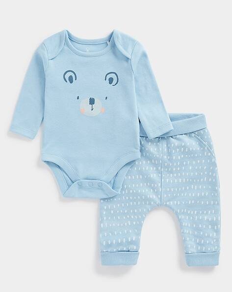 Mothercare Graphic Print Bodysuit with Pants