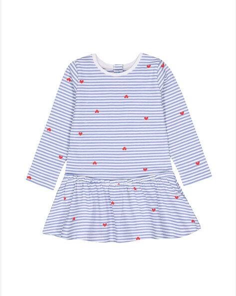Mothercare Striped A-line Cotton Dress