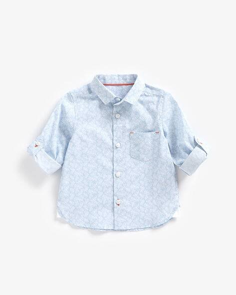 Mothercare Tropical Print Shirt with Patch Pocket