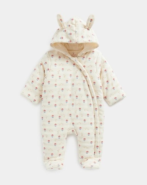 Mothercare My First Bunny Hooded Sleepsuits