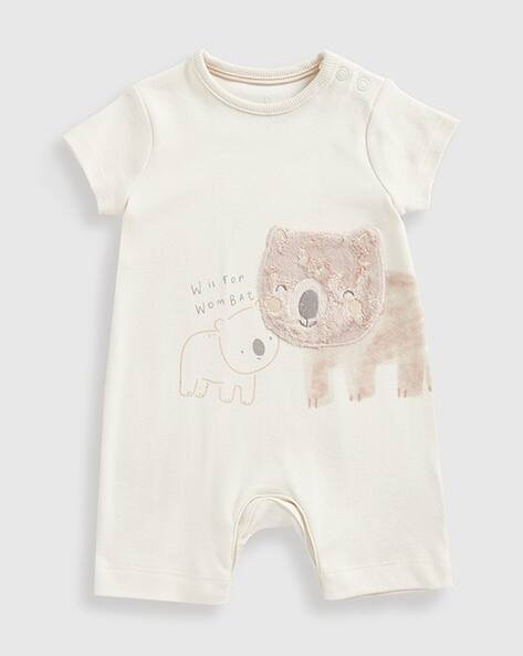 Mothercare Unisex Printed Cotton Rompers