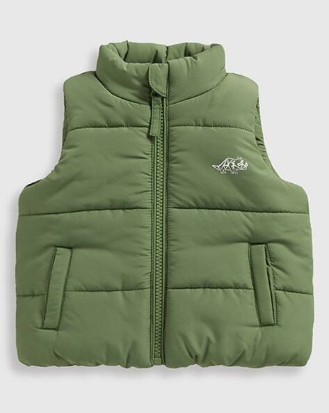 Mothercare Boys Quilted Zip-Front Gilet