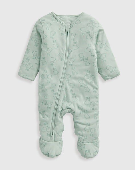 Mothercare Infants Printed Cotton Sleepsuit