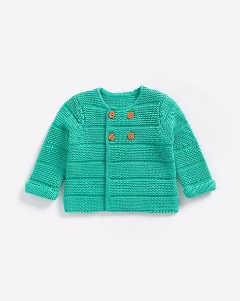 Mothercare Ribbed Woven Full-Sleeves Cardigan
