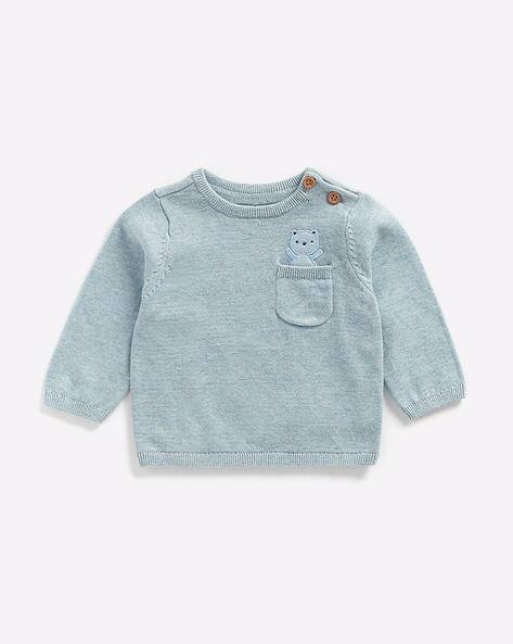 Mothercare Cotton Round-Neck Sweater