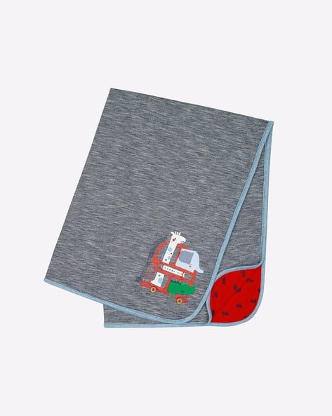Mothercare Heathered Shawl with Patchwork