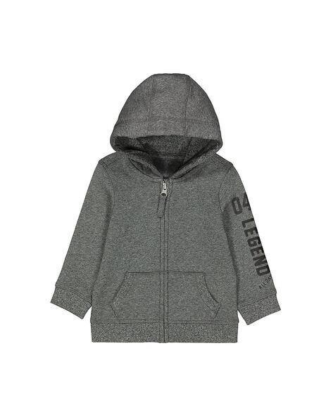 Mothercare Zip-Front Hoodie with Split-Kangaroo Pocket