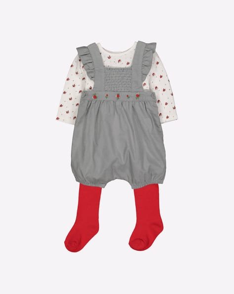 Mothercare Bibshorts with Bodysuit & Leggings Set