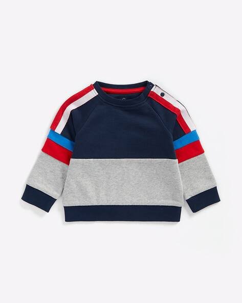Mothercare Colourblock Round-Neck Sweatshirt