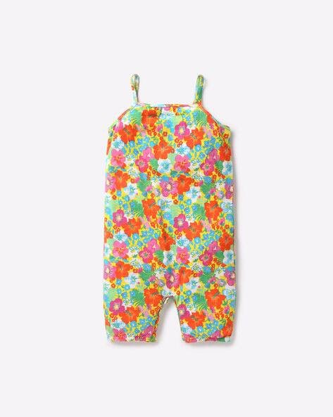 Mothercare Floral Print Strappy Romper