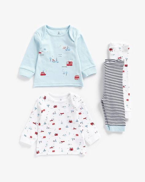 Mothercare Pack of 2 Printed T-shirt & Pyjamas Set