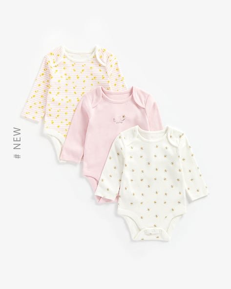 Mothercare Pack of 3 Bodysuits