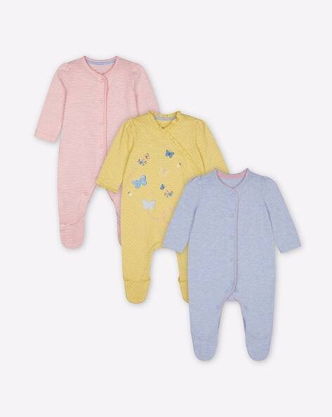Mothercare Pack of 3 Sleepsuits