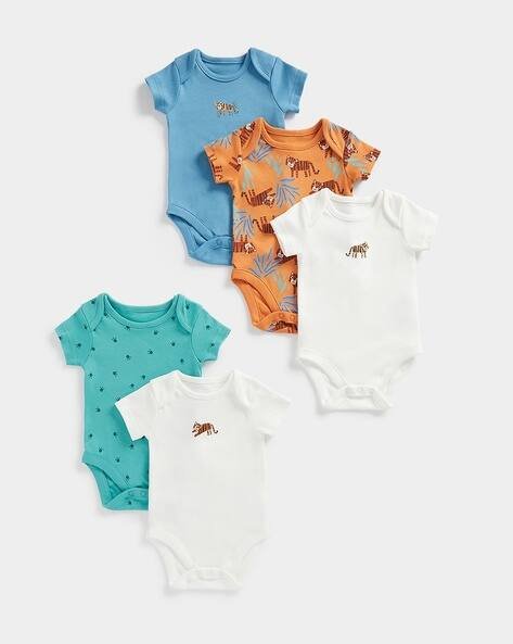 Mothercare Pack of 5 Printed Bodysuit