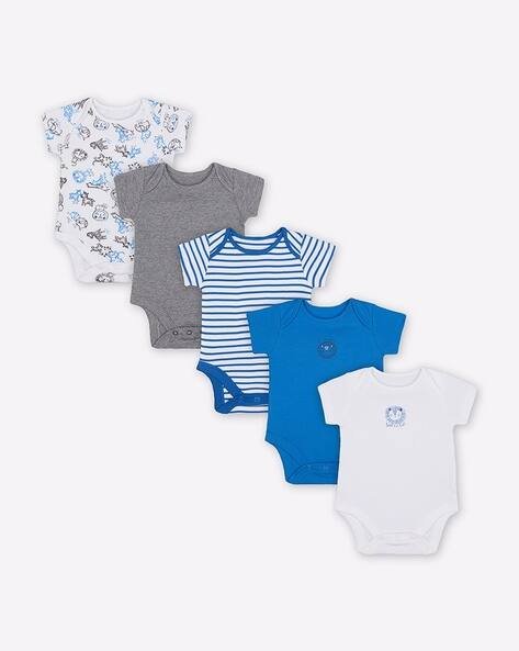 Mothercare Pack of 5 Printed Bodysuits