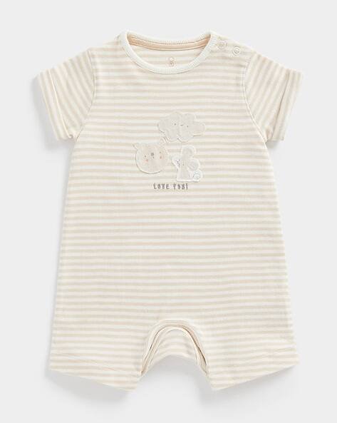 Mothercare Striped Rompers with Applique