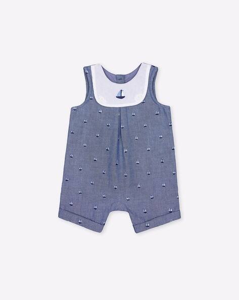 Mothercare Embroidered Sleeveless Rompers